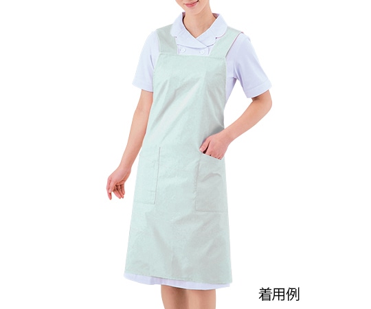 住商モンブラン エプロン （男女兼用/ポケット内ペン差し付き） ミント/M 75-517 1枚（ご注文単位1枚）【直送品】