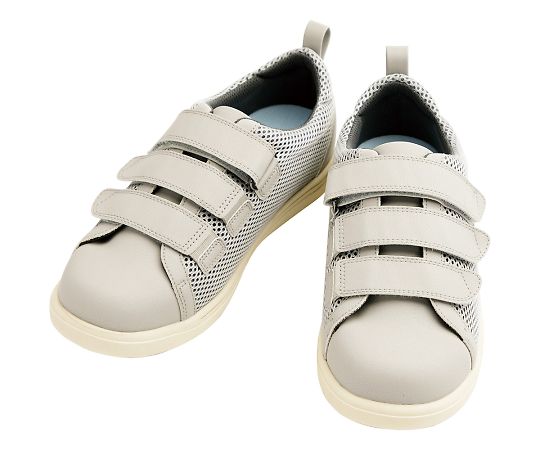 徳武産業 Re-Lifeメッシュ01(装具対応用) 3E ライトグレー LL 7502 1足(ご注文単位1足)【直送品】