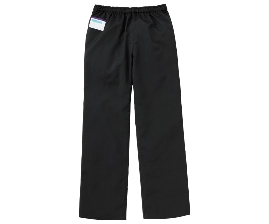 KAZEN 手術スラックス(男女兼用) ブラック S 155-99 S 1枚(ご注文単位1枚)【直送品】