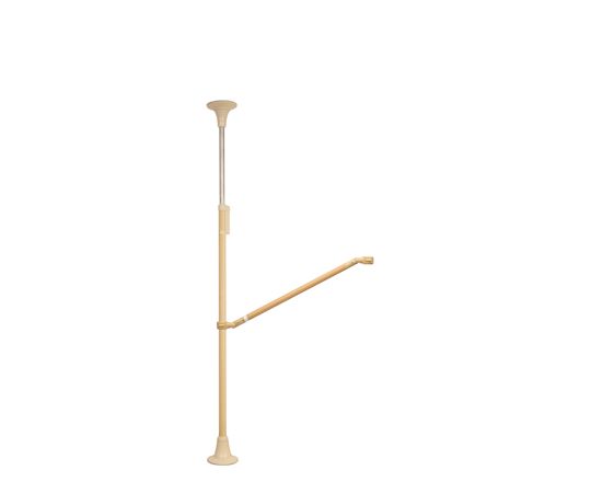 DIPPERホクメイ ベスポジBPZ 丸ベース ショート ト型 伸縮手すり 曲げ900-1200 セット BPZ-K5600-21 1個（ご注文単位1個）【直送品】