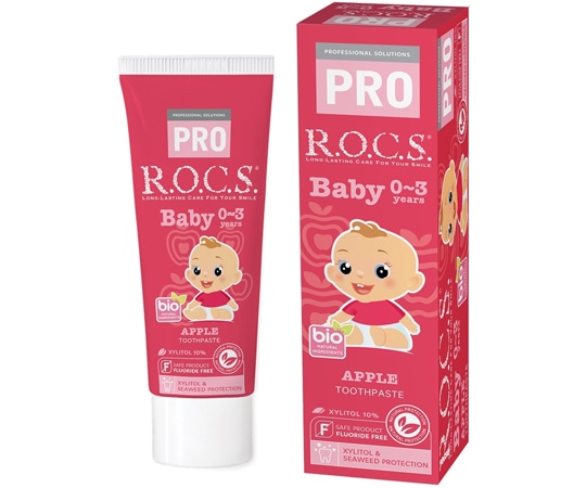 アズワン ロックスPRO歯みがき ベビー アップル 30-01-015 1個（ご注文単位1個）【直送品】