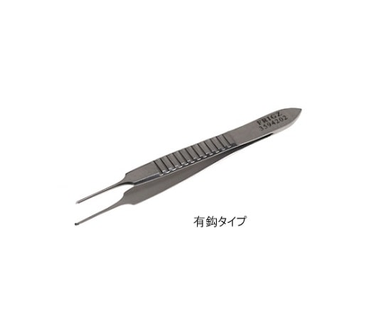 日本フリッツメディコ グレフェ デリケートピンセット 7cm 0.5mm 有鈎 A359-4202 1本（ご注文単位1本）【直送品】