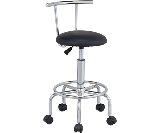 ファミリー・ライフ らくらく昇降式回転チェア ブラック 0414220 1箱（ご注文単位1箱）【直送品】