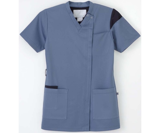 ナガイレーベン 男女兼用スクラブ ブルー M RF-5472 1枚(ご注文単位1枚)【直送品】