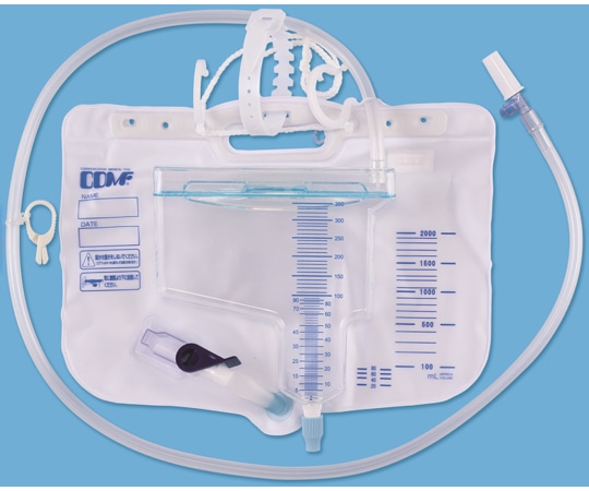 エフスリィー 精密尿量計付 採尿バッグ(350mL)精密尿量計付 1ケース(5枚×4箱入) 1ケース(ご注文単位1ケース)【直送品】