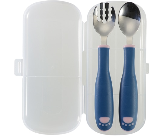 アーテック 曲げれるサポートスプーン&フォークセット（ケース付） 52165 1個（ご注文単位1個）【直送品】