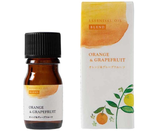 生活の木 WSエッセンシャルオイル5mL オレンジ&グレープフルーツ 08-020-7120 1個（ご注文単位1個）【直送品】