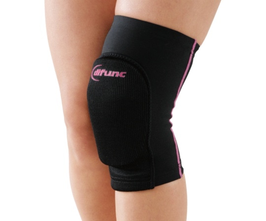 D&M トリコットニーパッド #D-808 ブラックXピンク M #D-808 M 1個（ご注文単位1個）【直送品】