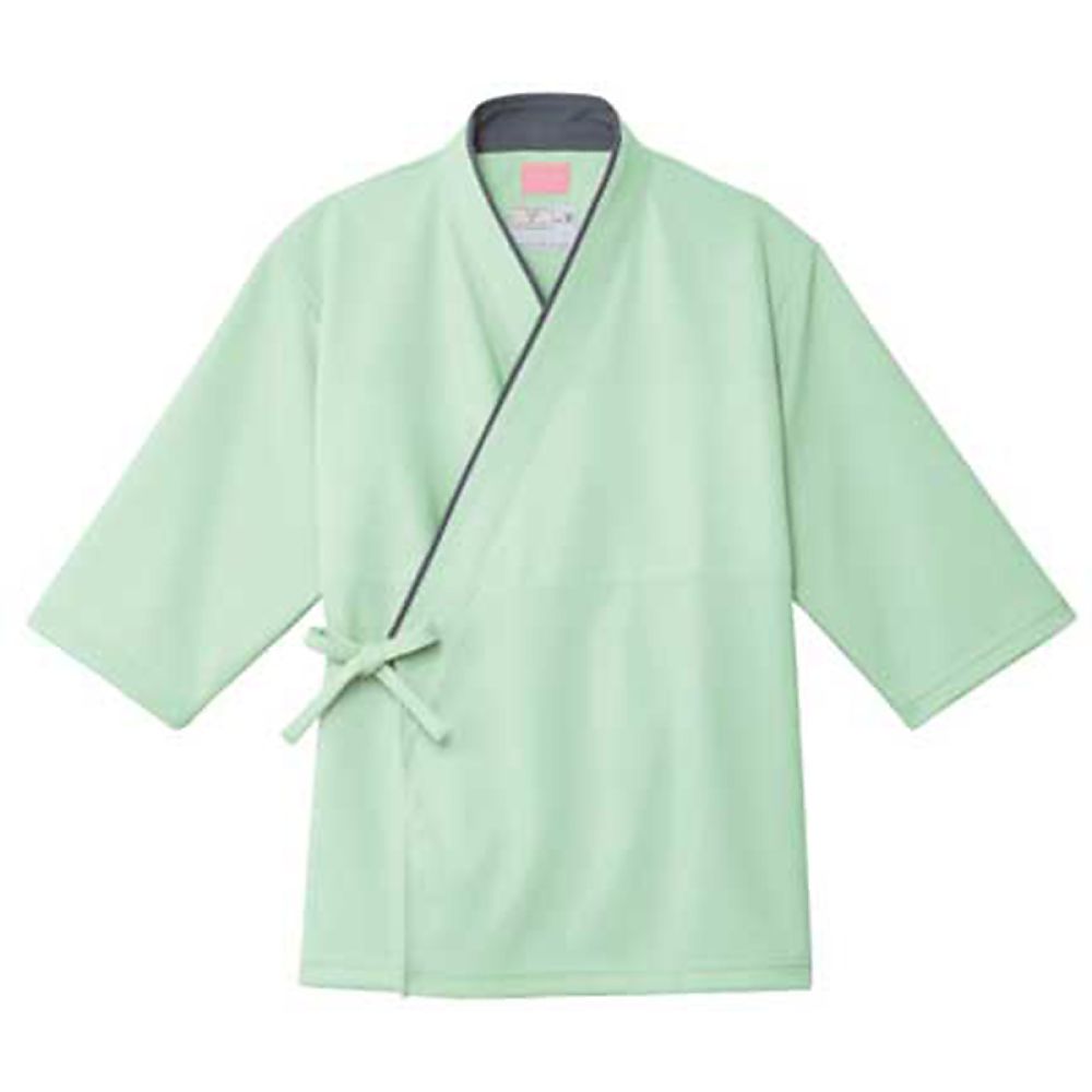 KIRAKU(トンボ) 検診用甚平 グリーン LL(身丈74cm) CR848-37 LL 1枚(ご注文単位1枚)【直送品】