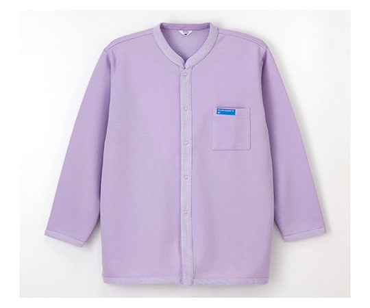 ナガイレーベン ニット上衣 パープル S EJ7011 1枚（ご注文単位1枚）【直送品】