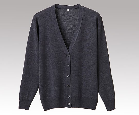 ディーフェイズ 抗ピル長袖カーディガン ネイビー M D-1001 1枚（ご注文単位1枚）【直送品】