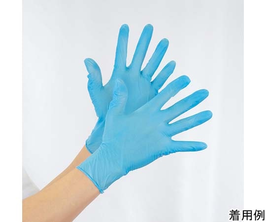 オオサキメディカル ハイブリッドグローブⅠ ブルー L 200枚入 1箱(ご注文単位1箱)【直送品】