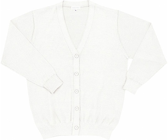 WHISEL(自重堂) カーディガン ホワイト LL WH90019 1枚(ご注文単位1枚)【直送品】
