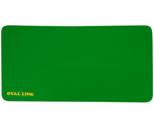 弘進ゴム オーバルリンク 浴室用マット グリーン 10枚入 マットタイプ L  1箱（ご注文単位1箱）【直送品】