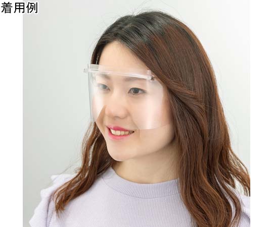 ミノル化学工業 HMアイシールド クリア 10セット (1セット:フレーム1個+替シールド5枚) 1箱(ご注文単位1箱)【直送品】