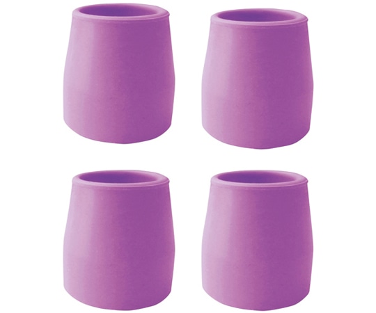島製作所 浴用ステップ用ゴムキャップ 1セット（4個入） パープル 2360 1セット（ご注文単位1セット）【直送品】