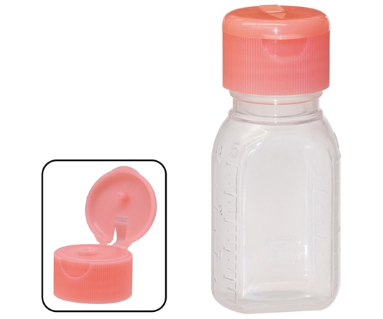 金鵄製作所 小判型投薬瓶 30mL ワンタッチキャップ（ピンク） 200本入 23000-005 1箱（ご注文単位1箱）【直送品】