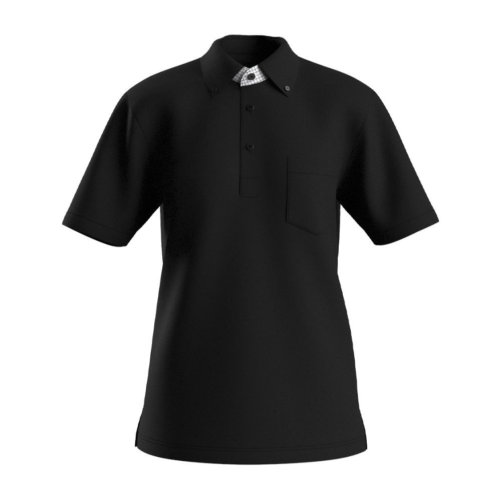 サーヴォ（旧サンペックスイスト） [高機能ニット]ボタンダウンポロシャツ 4L ブラック MCSU-2401-B9 1枚（ご注文単位1枚）【直送品】