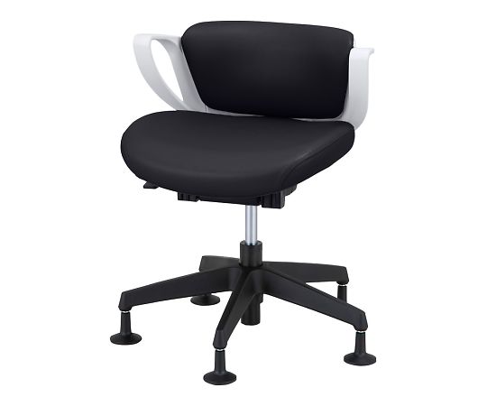 ナビス（アズワン） 患者用いす ピコラ スペーサー脚 ブラック KK-2B 1個（ご注文単位1個）【直送品】