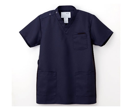 ナガイレーベン ウェア （スクラブ男女兼用） ネイビー/L RT-5062 1枚（ご注文単位1枚）【直送品】