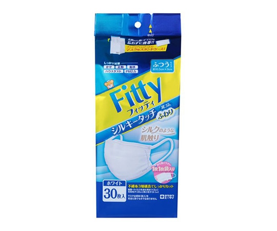 玉川衛材 フィッティ シルキータッチ ふつうサイズ 30枚入  1個（ご注文単位1個）【直送品】