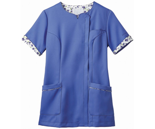 住商モンブラン スクラブ レディス 半袖 バイオレット/バイオレット M LW611-66 M 1枚（ご注文単位1枚）【直送品】