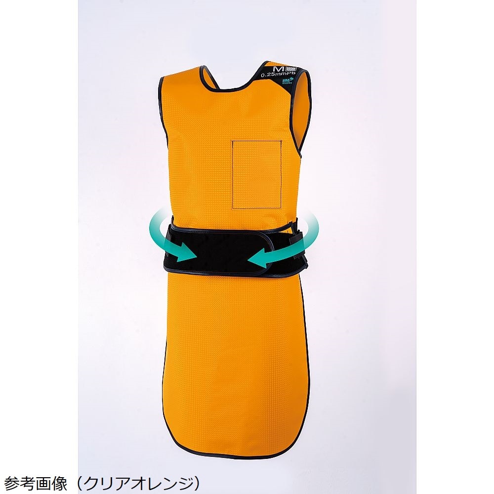 保科製作所 ウルトラライト サポートエプロン クリアブルー 鉛当量0.25 S ULA-S 1枚（ご注文単位1枚）【直送品】