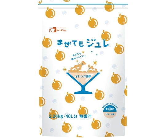 フードケア まぜてもジュレ オレンジ風味大袋 4袋入 1箱(ご注文単位1箱)【直送品】