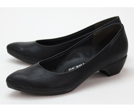 リゲッタ ポインテッドトゥパンプス ブラック 22.5cm RMP001-BLK-22.5 1足（ご注文単位1足）【直送品】