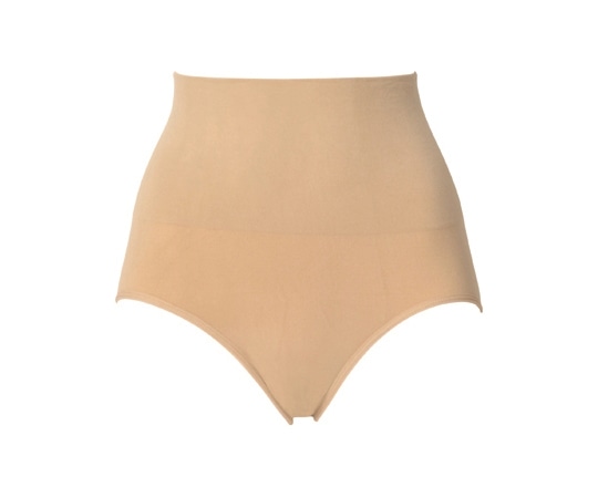 グローバル・ジャパン ムダ肉ぺたんこハイウエストショーツ S-M ベージュ  1枚（ご注文単位1枚）【直送品】
