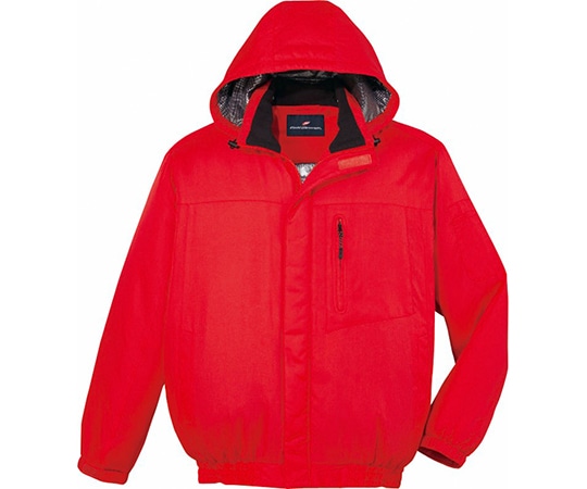 WHISEL（自重堂） ブルゾン（フード付） オレンジ L 48480 1枚（ご注文単位1枚）【直送品】