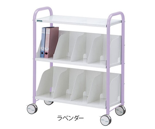 ナビス（アズワン） カルテワゴン ラベンダー TW-60W 1台（ご注文単位1台）【直送品】