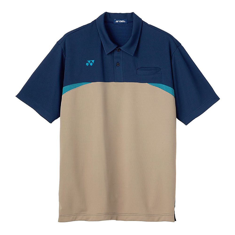 YONEX（トンボ） Mニットシャツ ネイビー×ベージュ L（身丈70cm） CY206-28 L 1枚（ご注文単位1枚）【直送品】
