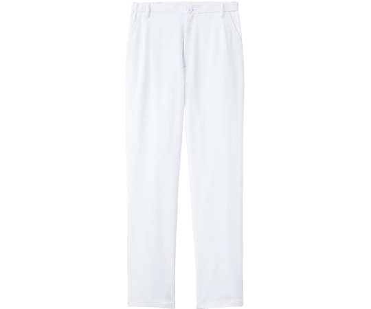 フォーク レディスパンツ ホワイト L 6017SC-1 1枚（ご注文単位1枚）【直送品】