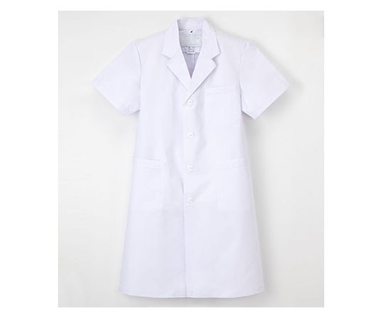 ナガイレーベン 男子シングル半袖診察衣 L EP112 1枚（ご注文単位1枚）【直送品】