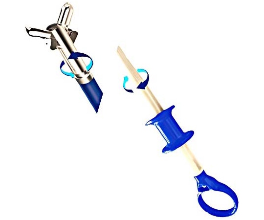 Jiangsu RuiTian Medical Technology ディスポーザブル回転生検鉗子 Sシリーズ 外径1.8mm 有効長1800mm 1箱（10本入） SRF12-11018180 1箱（ご注文単位1箱）【直送品】