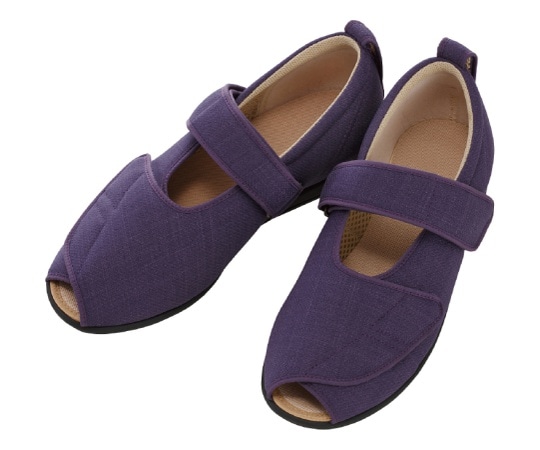 徳武産業 オープンマジックⅢ 3E 片足 右のみ 紫 3L 1035 1個（ご注文単位1個）【直送品】