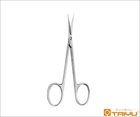 TAIYU（大祐医科工業） デリケート剪刀 直 ネジ止 全長11cm TY-1017A 1本（ご注文単位1本）【直送品】