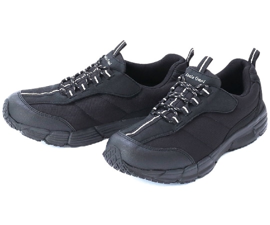 阪神素地 羽マジックシューズ 紳士 ブラック 25.0cm ME2950 1足(ご注文単位1足)【直送品】