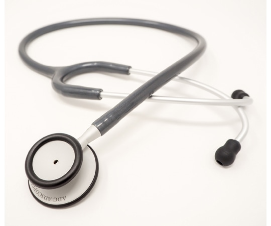 ユーメド貿易 ADスコープ クリニシャンステトスコープライト パウダーブラックグレー AD709PBG 1本(ご注文単位1本)【直送品】