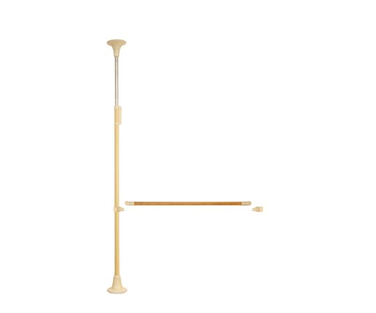 DIPPERホクメイ ベスポジBPZ 丸ベース レギュラート型 木手すり 取り外し1200 セット BPZ-K5300-12 1個（ご注文単位1個）【直送品】