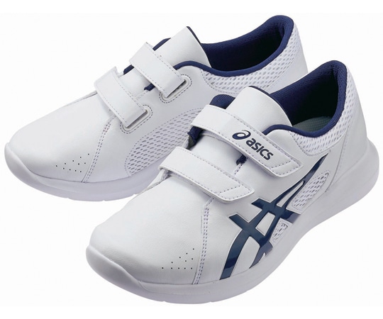 アズワン ナースウォーカー203 ホワイト×ピーコート 23.5cm 1A032-101 235 1枚（ご注文単位1枚）【直送品】