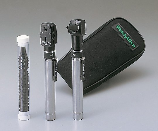 ウェルチ・アレン 2.5Vハロゲンポケットスコープ 検眼・耳鏡セット（ソフトケース付き） 92821 1式（ご注文単位1式）【直送品】