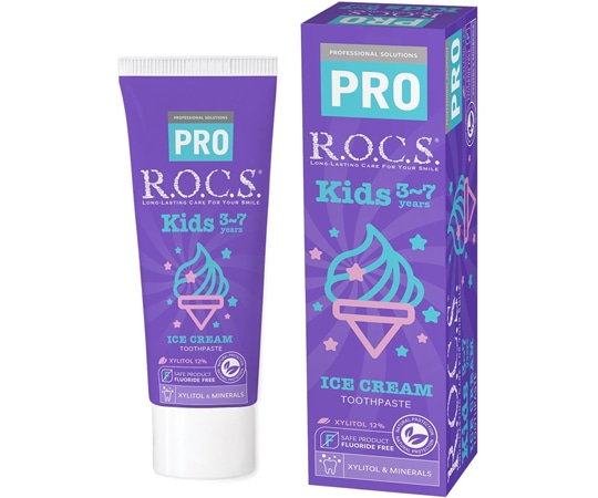 アズワン ロックスPRO歯みがき キッズ アイスクリーム 30-01-014 1個（ご注文単位1個）【直送品】