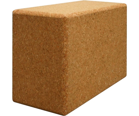 秦運動具工業 ヨガブロック コルク ラージ YKC469 1個（ご注文単位1個）【直送品】