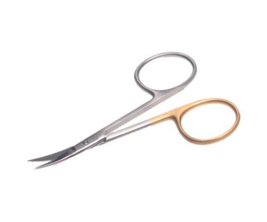 日本フリッツメディコ デリケート剪刀 10cm 曲 BS-1020 1本（ご注文単位1本）【直送品】