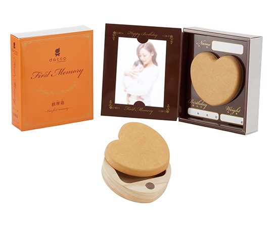 オオサキメディカル 臍帯箱 メモリー 裏面シール・脱脂綿・乾燥剤付 86041 1個（ご注文単位1個）【直送品】