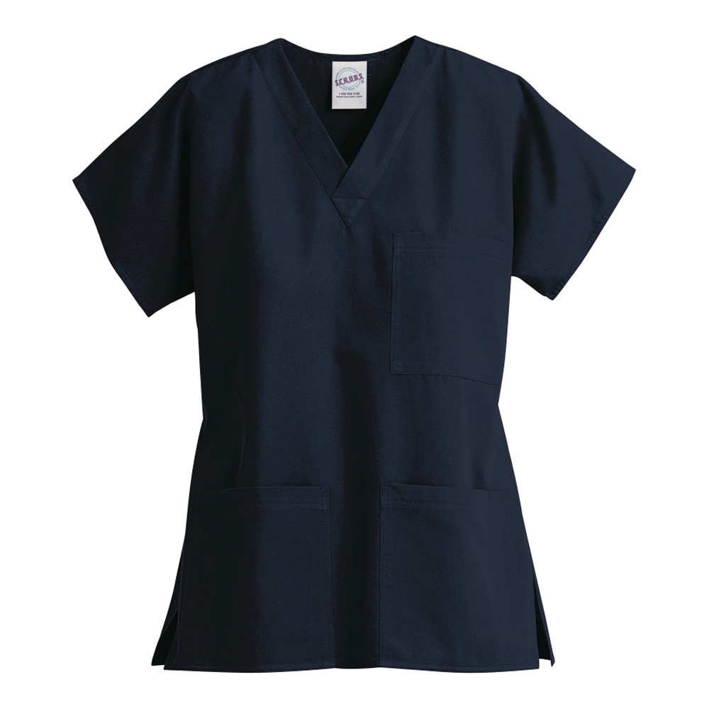 ディーフェイズ スクラブ 3ポケットトップ（男女兼用） ネイビー M Z1004 1枚（ご注文単位1枚）【直送品】