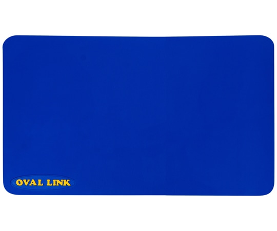 弘進ゴム オーバルリンク 浴室用マット ブルー 10枚入 マットタイプ M  1箱（ご注文単位1箱）【直送品】