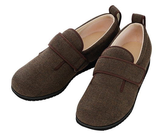 徳武産業 ダブルマジックⅡ ヘリンボン 7E(男性用) 茶 LL 7024 1足(ご注文単位1足)【直送品】